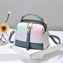 Gradient Satchel Bag Crossbody Bag with Strap