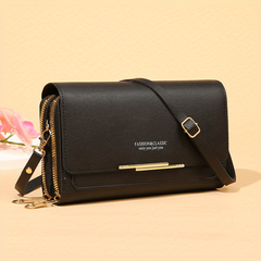 Square Shoulder Bag Coin Purse Detachable Strap