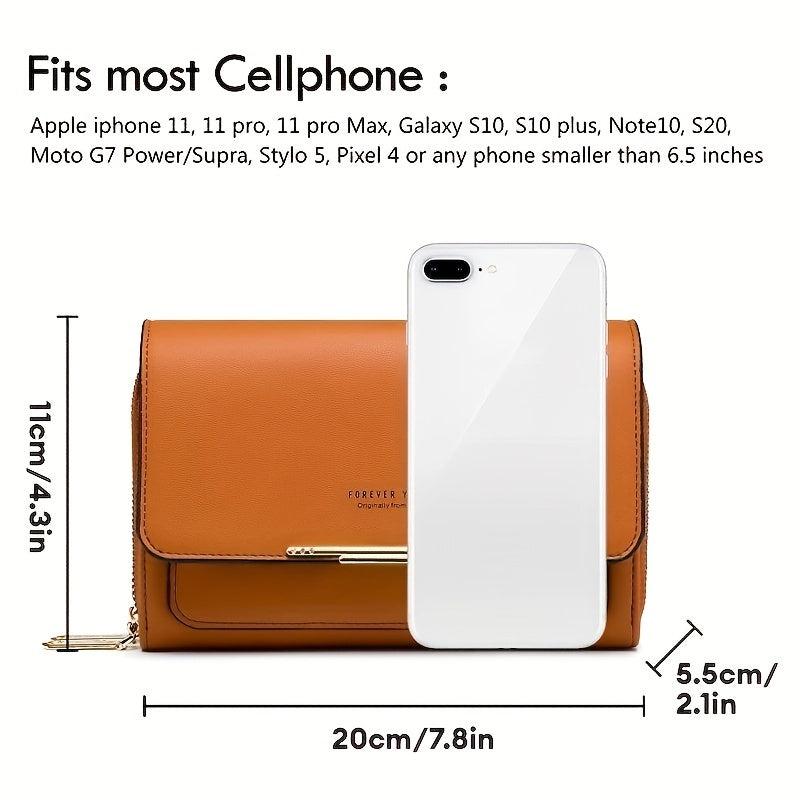 Square Shoulder Bag Coin Purse Detachable Strap