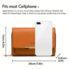 Square Shoulder Bag Coin Purse Detachable Strap