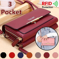 Square Shoulder Bag Coin Purse Detachable Strap