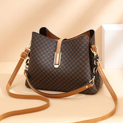Bucket Bag Faux Leather Shoulder Bag Casual Crossbody with Removable Strap