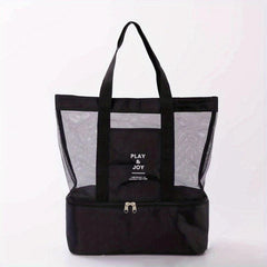 Portable Shoulder Storage Bag Lightweight Picnic Bag Insulated Layer