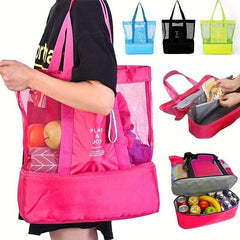 Portable Shoulder Storage Bag Lightweight Picnic Bag Insulated Layer