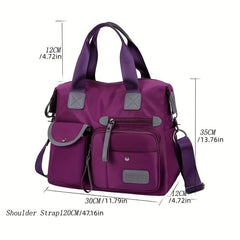 Large Capacity Travel Handbags Mommy Bag Casual Nylon Shoulder Bag