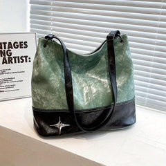 Vintage Matching Tote Bag w/ Detachable Shoulder Strap
