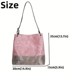 Vintage Matching Tote Bag w/ Detachable Shoulder Strap