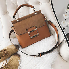 Adjustable Strap Square Tote Bag Large Capacity Shoulder Bag