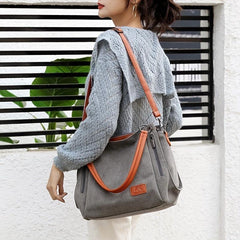 Large Capacity Canvas Tote Bag Lightweight Shoulder Bag