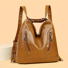 Vintage Solid Backpack for Travel & Work
