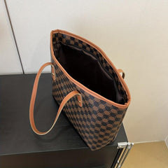 Vintage Printed Tote Bag Large Capacity Shoulder Bag Women's Handbag
