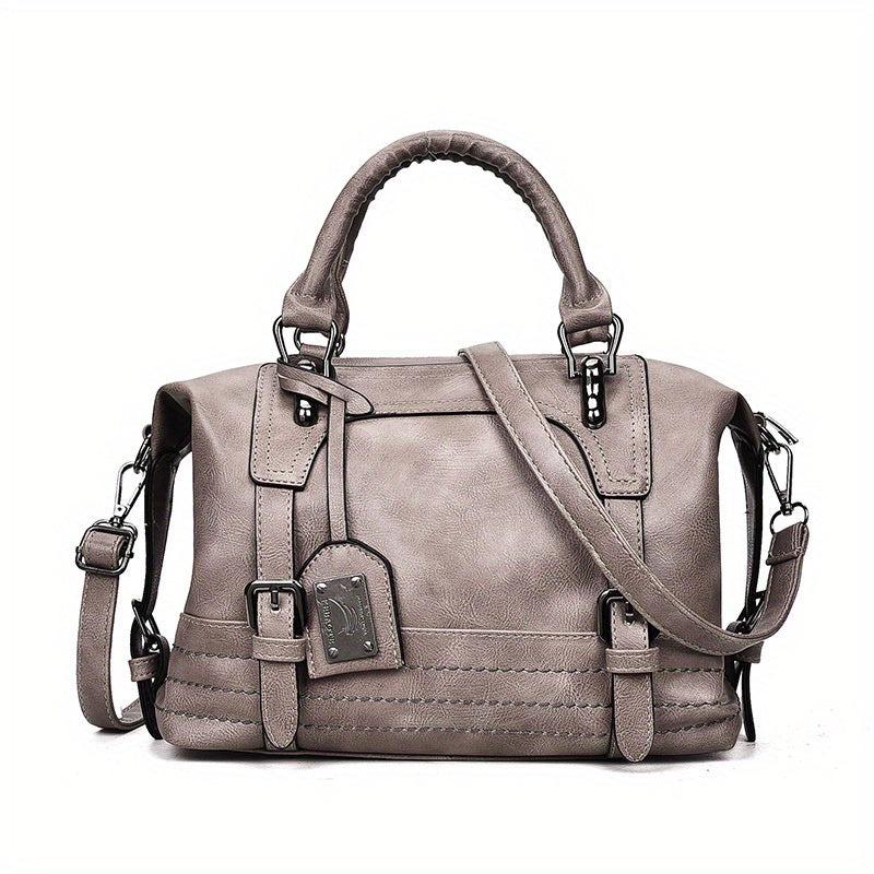 Vintage Tote Bag Large Capacity Shoulder Bag for Travel & Work