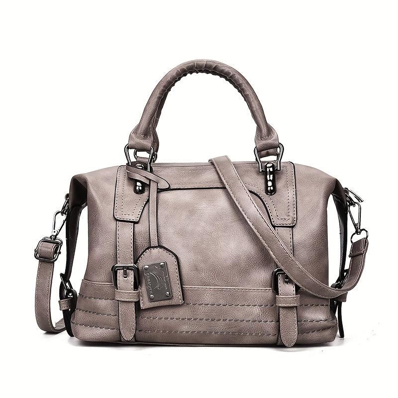 Vintage Tote Bag Large Capacity Shoulder Bag for Travel & Work