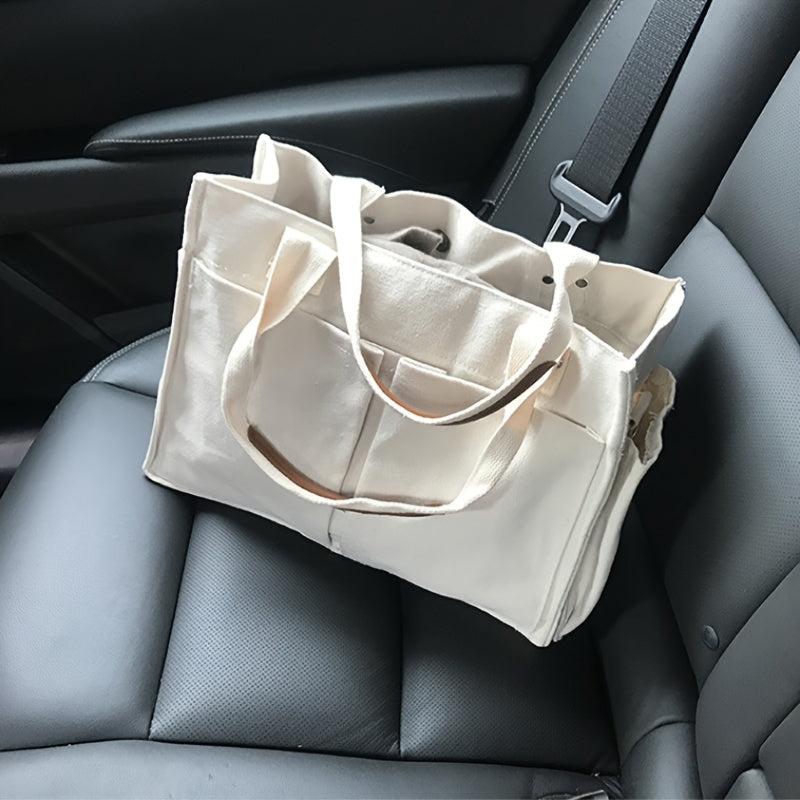 Reusable Canvas Shopping Bag Large Capacity Tote