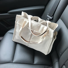 Reusable Canvas Shopping Bag Large Capacity Tote