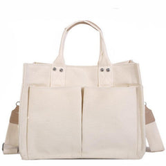 Reusable Canvas Shopping Bag Large Capacity Tote