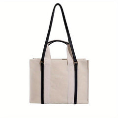 Canvas Tote Bag Large Capacity Women's Shoulder Handbag