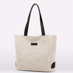 Casual Tote Shoulder Bag Storage Zipper Bag Versatile Travel Bag