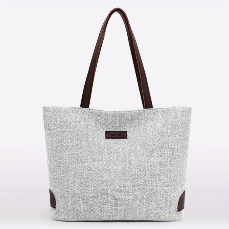 Casual Tote Shoulder Bag Storage Zipper Bag Versatile Travel Bag