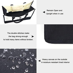 Large Capacity Tote Shoulder Bag with Fixed Straps