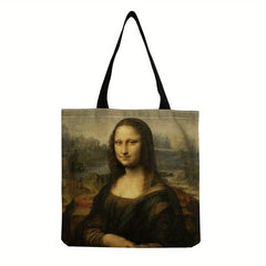 Women's Graphic Print Canvas Bag Lightweight Shoulder Bag