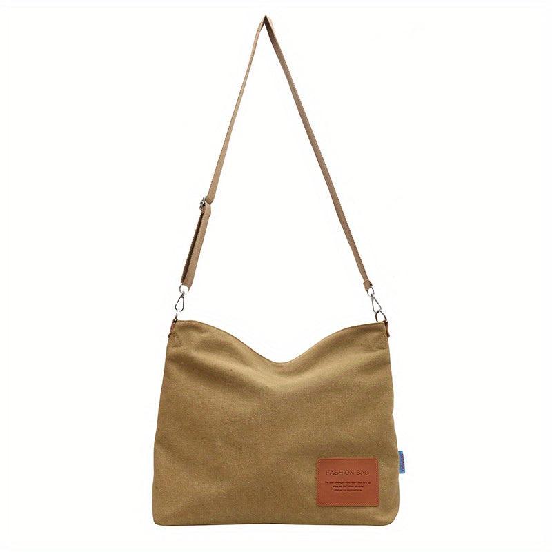 Large Capacity Canvas Bag Lightweight Versatile Handbag For Work