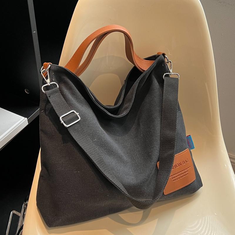 Large Capacity Canvas Bag Lightweight Versatile Handbag For Work