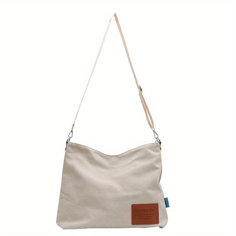 Large Capacity Canvas Bag Lightweight Versatile Handbag For Work