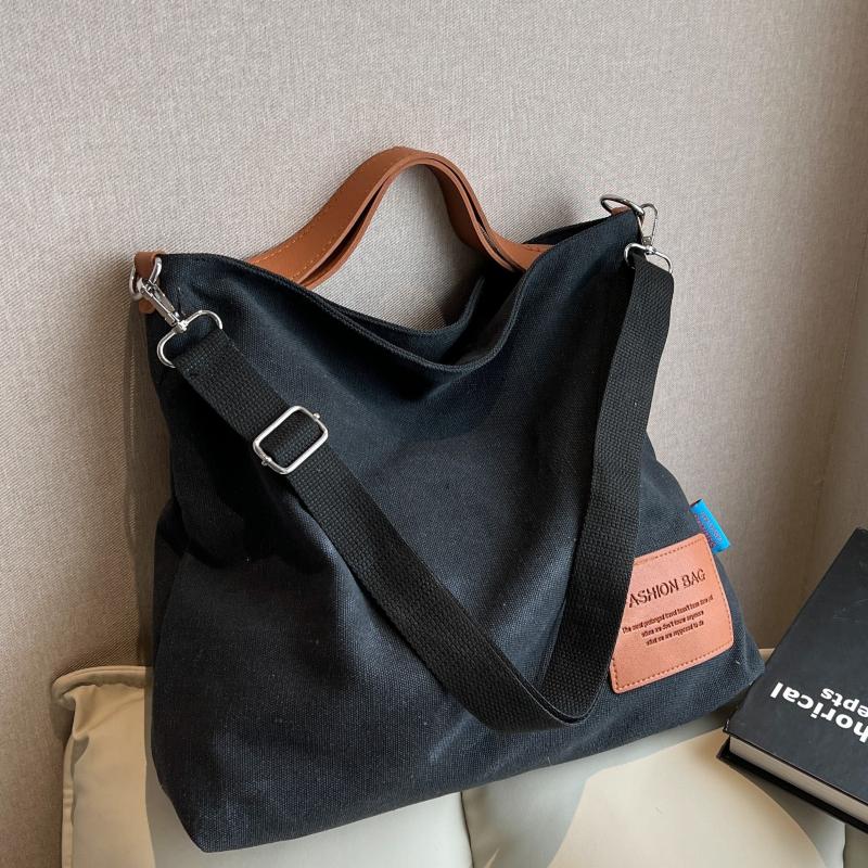 Large Capacity Canvas Bag Lightweight Versatile Handbag For Work