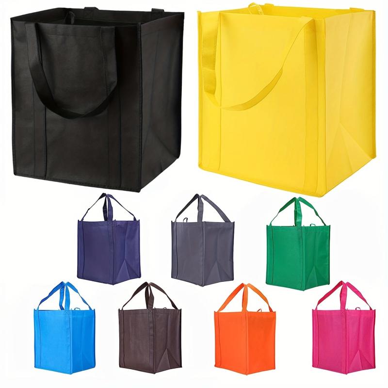 Large Foldable Shopping Bag Tote Bags Solid Bag
