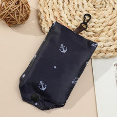 Foldable Large Shopping Bag Reusable Grocery Bag Casual Nylon Shoulder Bag