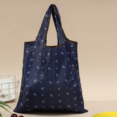 Foldable Large Shopping Bag Reusable Grocery Bag Casual Nylon Shoulder Bag