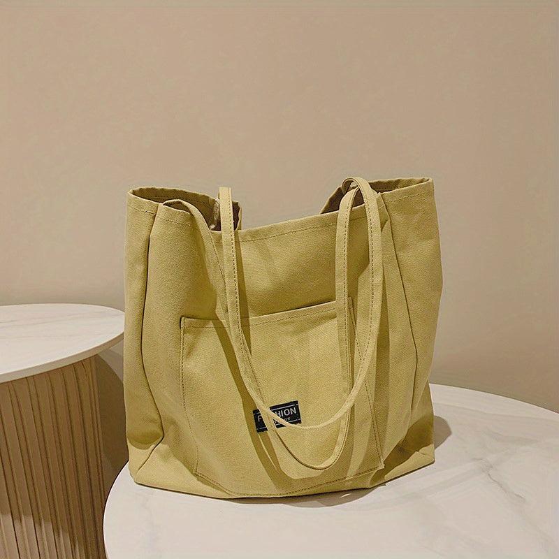 Canvas Hobo Bag Vintage Shoulder Hobo Bag Large Capacity