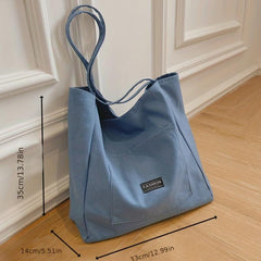 Canvas Hobo Bag Vintage Shoulder Hobo Bag Large Capacity
