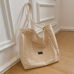 Canvas Hobo Bag Vintage Shoulder Hobo Bag Large Capacity
