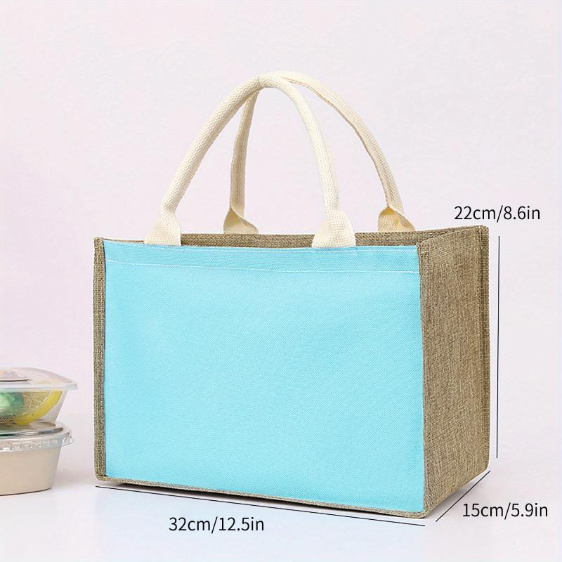 DIY Burlap Tote Bag Birthday Gift Bag For Women Teacher Sister Mom