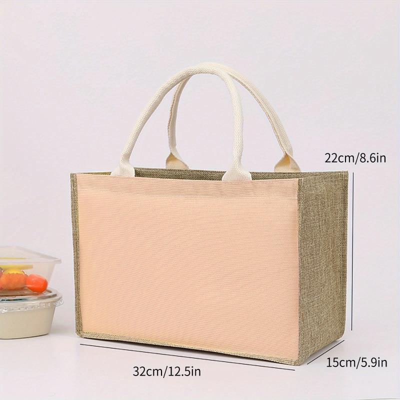 DIY Burlap Tote Bag Birthday Gift Bag For Women Teacher Sister Mom