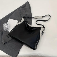 Large Capacity Tote Bag PU Leather Shoulder Bag