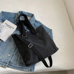 Vintage Canvas Tote Bag for Women Travel Crossbody Handbag