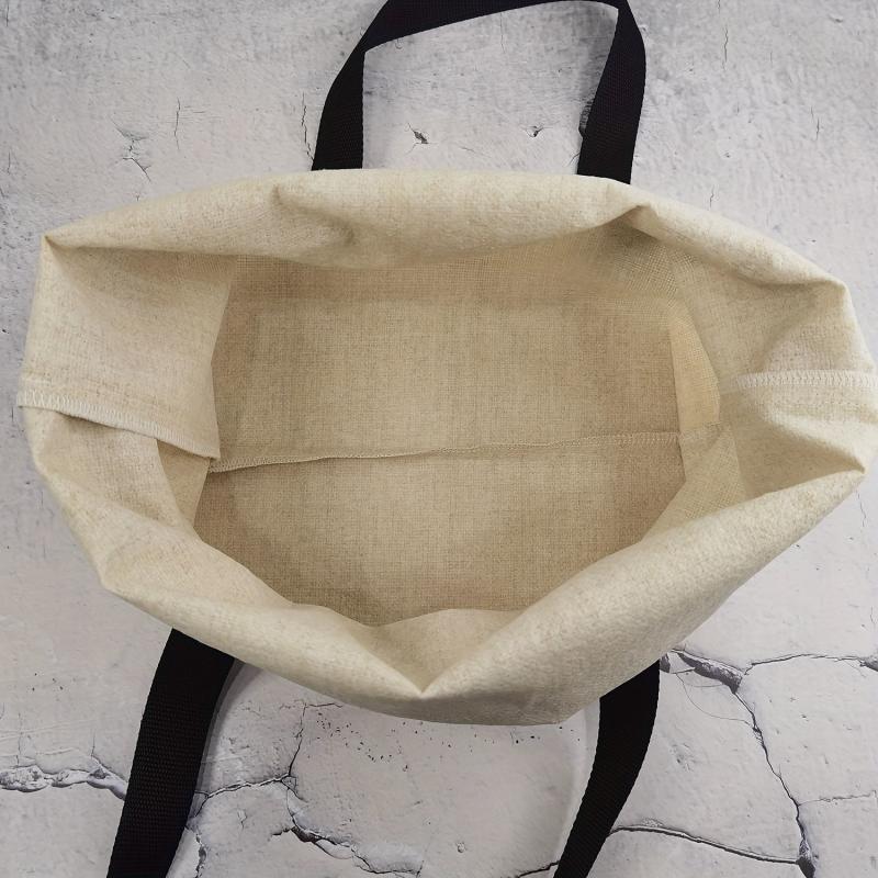 Cartoon Bunny Print Canvas Bag for Easter