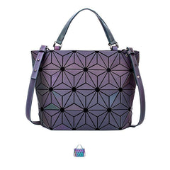 Geometric Pattern Tote Bag Satchel Large Capacity Shoulder Bag