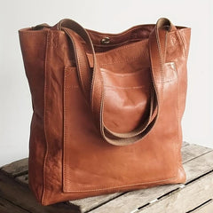 Vintage Tote Bag Large Capacity Shoulder Bag Versatile All Match Bag