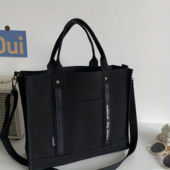 Retro Canvas Tote Bag Shoulder Handbag Large Capacity
