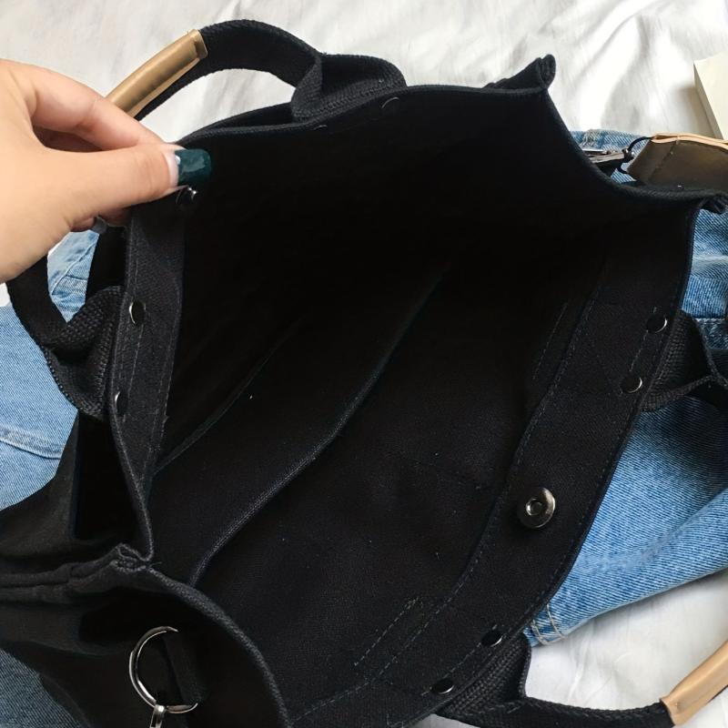 Canvas Tote Bag Crossbody Handbag for Travel