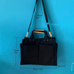 Canvas Tote Bag Crossbody Handbag for Travel
