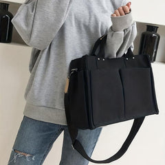 Canvas Tote Bag Crossbody Handbag for Travel