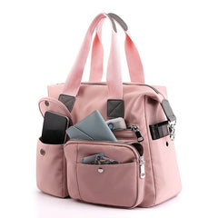 Women's Sports Duffel Bag Zipper Large Versatile Lightweight Gym & Yoga Bag