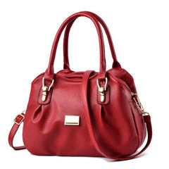 Women's Large Capacity Satchel Bag Faux Leather Shoulder Bag