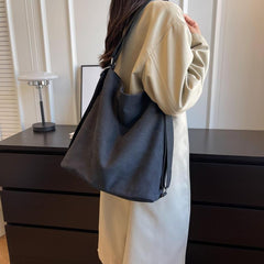 Casual Minimalist Shoulder Bag All Match Crossbody Bag Large Capacity Tote Bag