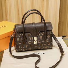 Women's Flap Handbag Zipper Shoulder Bag